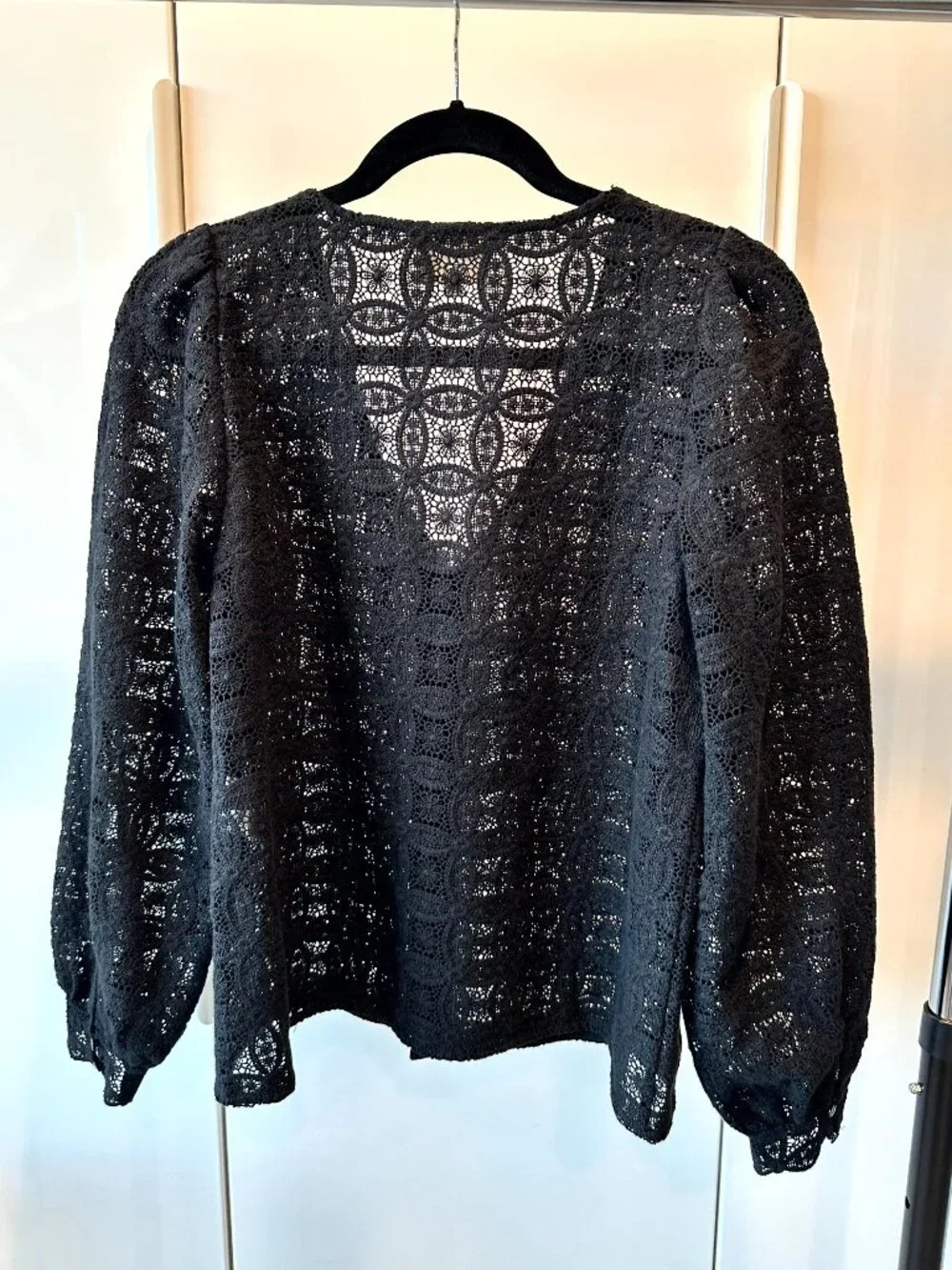 NWOT - Sezane - Gaya Lace Blouse - Size 4 - Picture 3 of 7